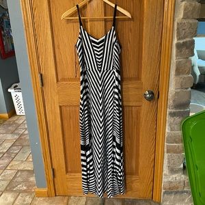 Striped maxi dress